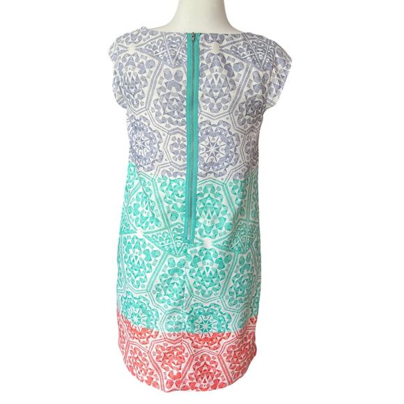 The Limited Cottage Spring Colorblock Floral Sheath Dress Women's Size M TALL - Picture 3 of 8